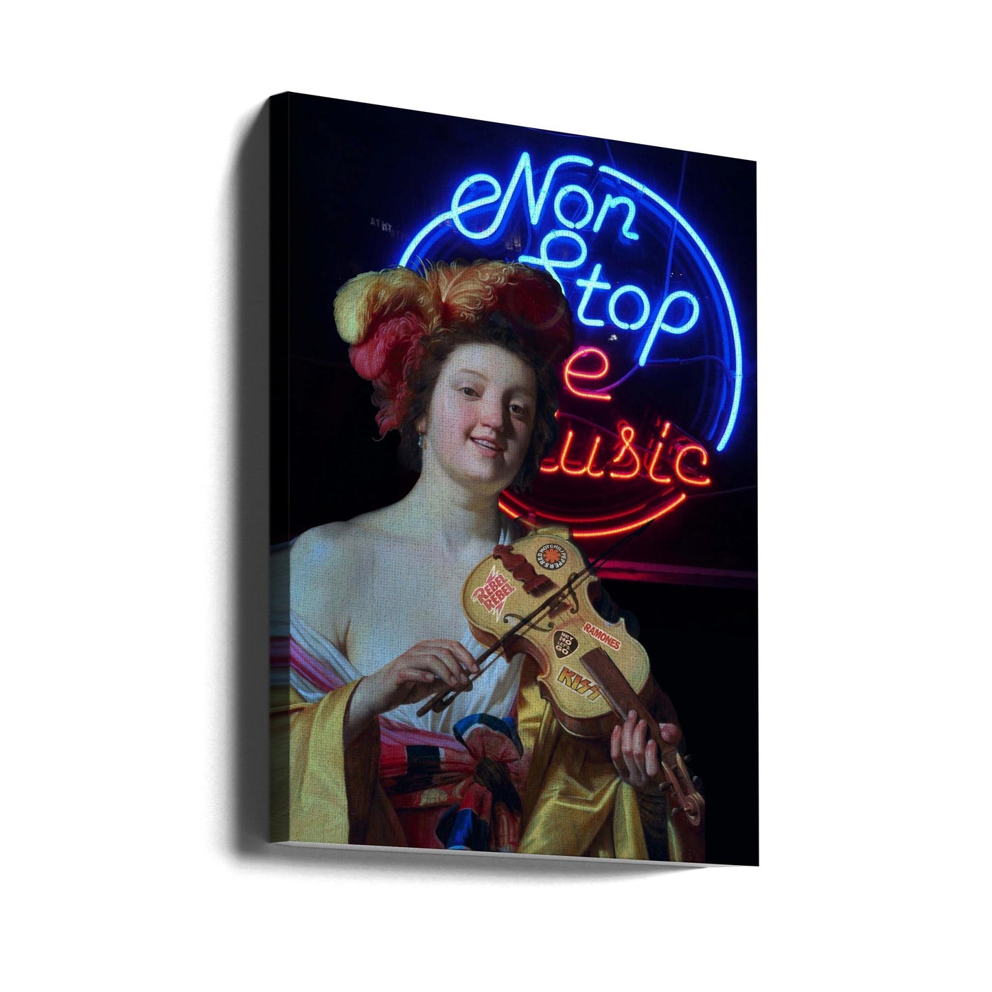 Non Stop the Music- Canvas Print-0