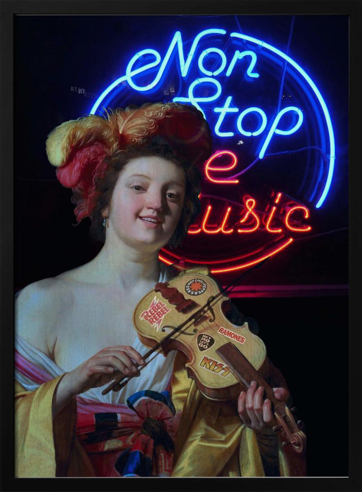 Non Stop the Music- Canvas Print-2