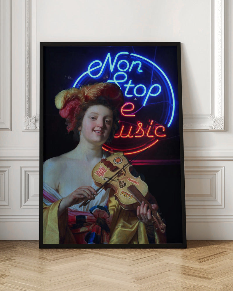 Non Stop the Music- Canvas Print-3