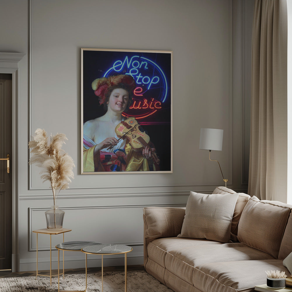 Non Stop the Music- Canvas Print-5